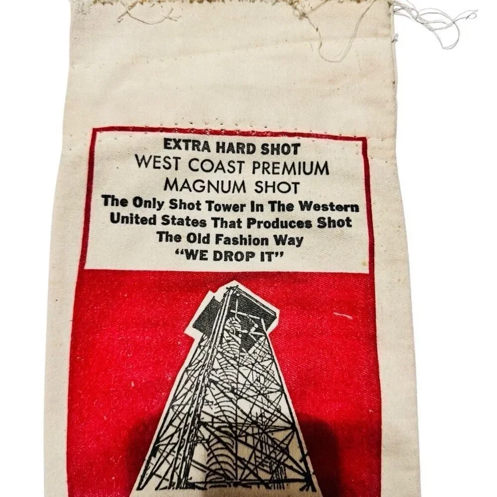 WEST COAST PREMIUM MAGNUM SHOT #8 Vintage Canvas Ammo Bag Advertisement